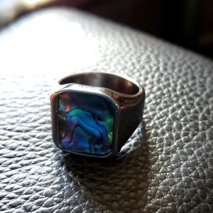 Abalone & Tungsung ring